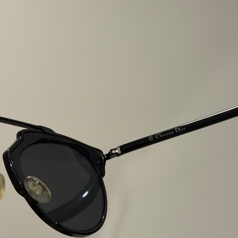 Dior Black & Gold Sunglasses - Picture 3 of 3